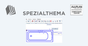 Zuerst das Werkzeug oder das Bauteil in Allplan auswählen